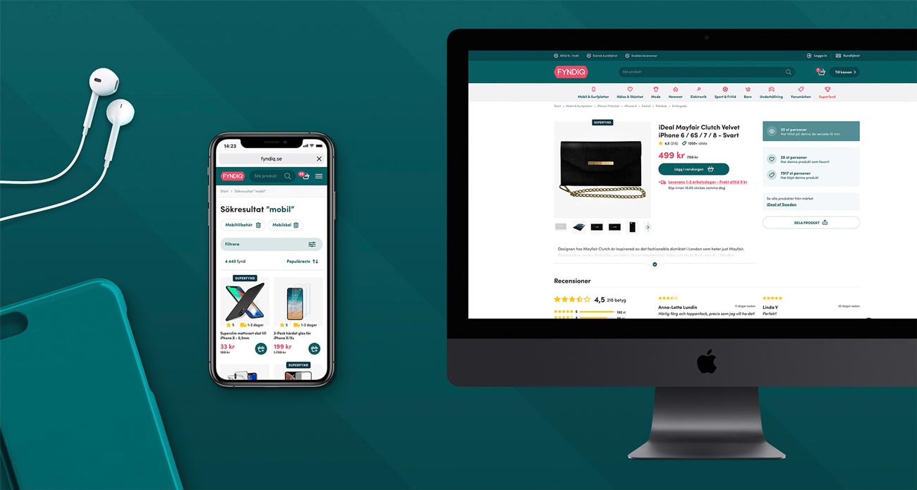 Fyndiq - Koncept, UX och design - Produktsida med sök - Limetta Digitalbyrå Fyndiq - Koncept, UX och design - Produktsida med sök - Limetta Digitalbyrå