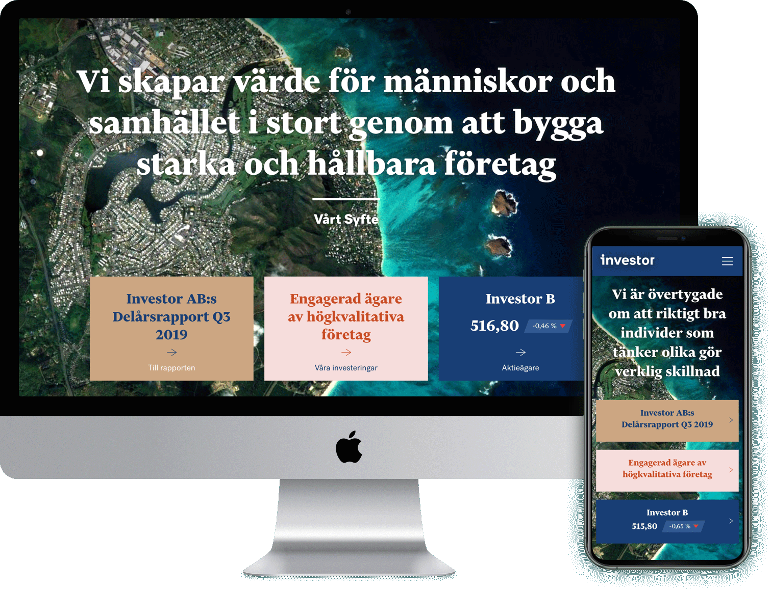 Ny webbplats för Investor AB i Umbraco Cloud - Limetta Digitalbyrå Ny webbplats för Investor AB i Umbraco Cloud - Limetta Digitalbyrå