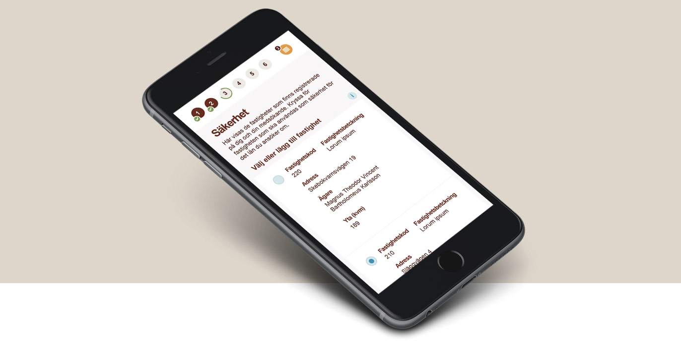 Digital bolåneansökan, webbapp, digital tjänst - Limetta Digitalbyrå Digital bolåneansökan, webbapp, digital tjänst - Limetta Digitalbyrå