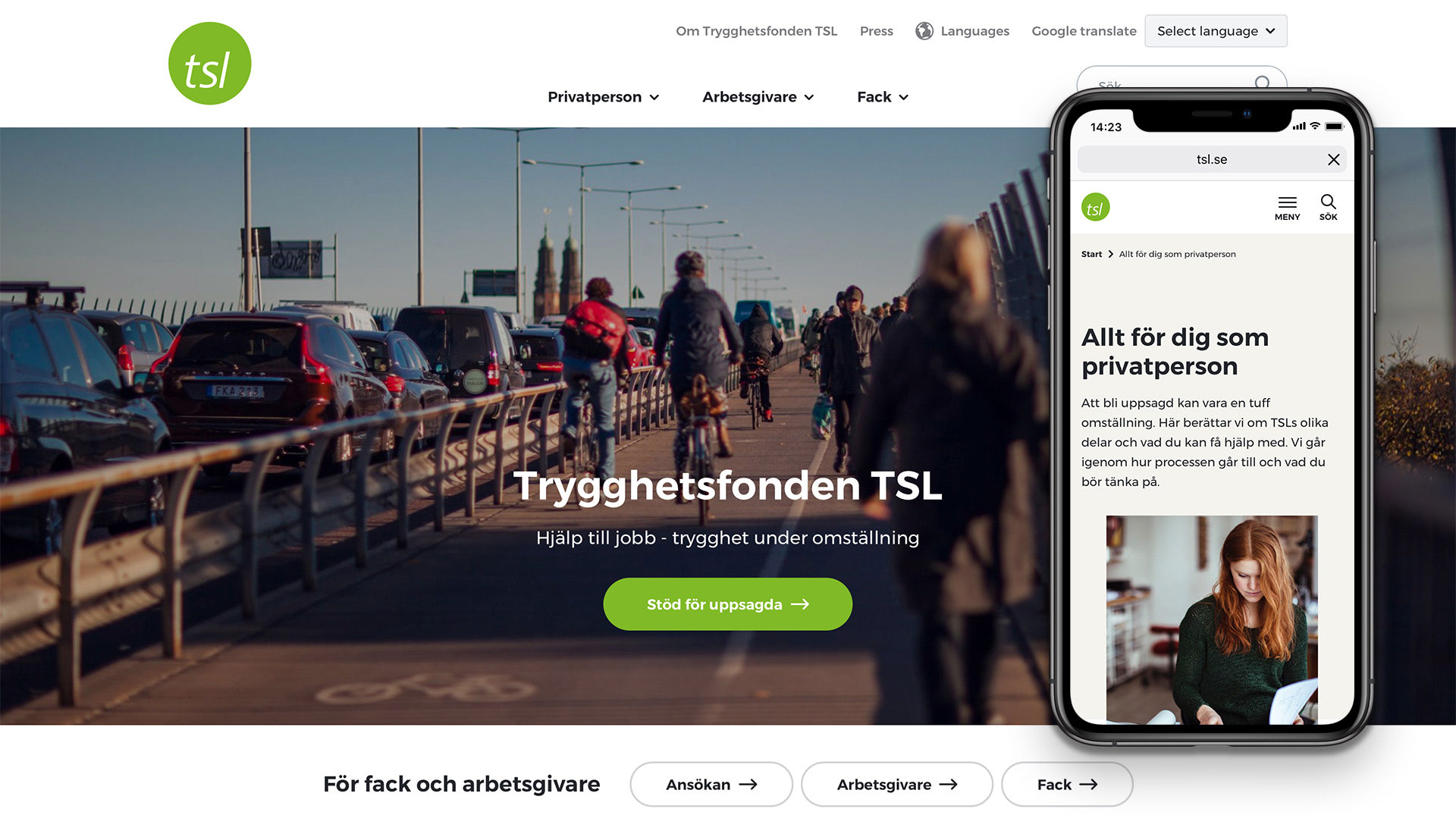 TSL - modern och målgruppsanpassad webbplats - Limetta Digitalbyrå TSL - modern och målgruppsanpassad webbplats - Limetta Digitalbyrå